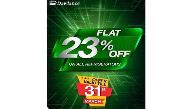 Dawlance offers 23% discount on all refrigerators to celebrate Pakistan Day