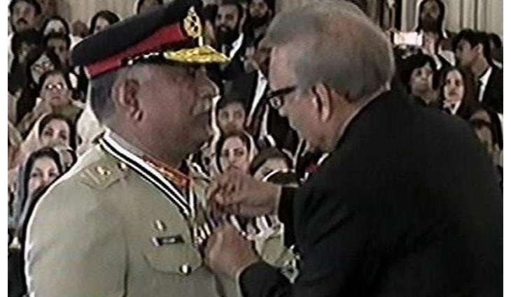 President Arif Alvi confers military, civil awards to different personalities