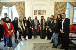 سفير المملكة لدى لبنان يلتقي وفدًا من طلاب العلوم السياسية والعلاقات الدبلوماسية بالجامعة الأمريكية في بيروت