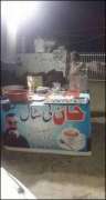This tea stall features Abhinandan’s picture to attract customers