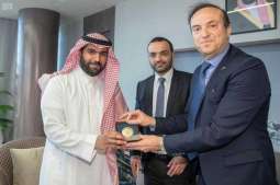 الأمير بدر بن عبدالله بن فرحان يستقبل وزير الثقافة اللبناني