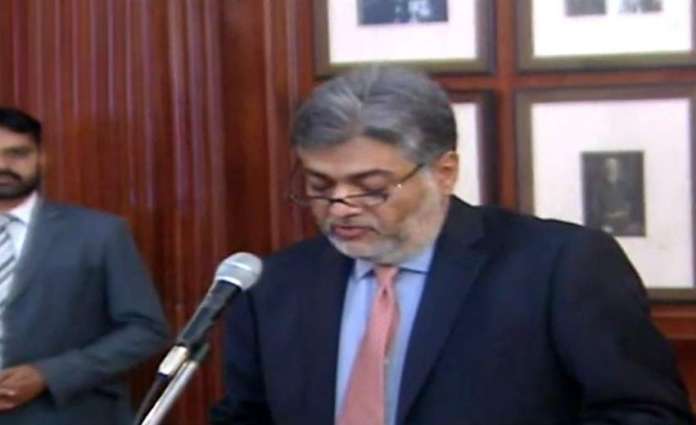 Samsam Bukhari takes oath as Punjab information minister