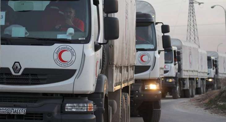 Syrian Arab Red Crescent Says Humanitarian Aid for 50,000 People Reached Syrian Manbij