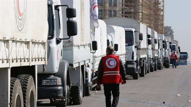 UN, Red Crescent Deliver Humanitarian Aid to Syria's Manbij - Spokesman