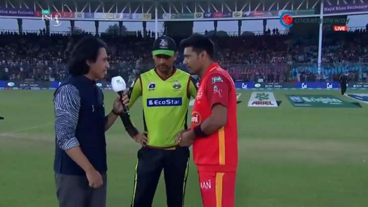 PSL-4: Lahore Qalanadars win toss against Islamabad United and decide to field first 