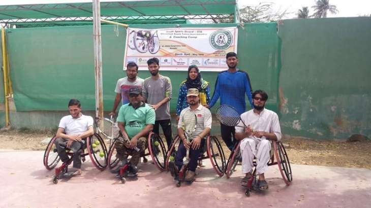 SSB Wheel Chair Tennis Trials/ Camp at Union Club Karachi-2019