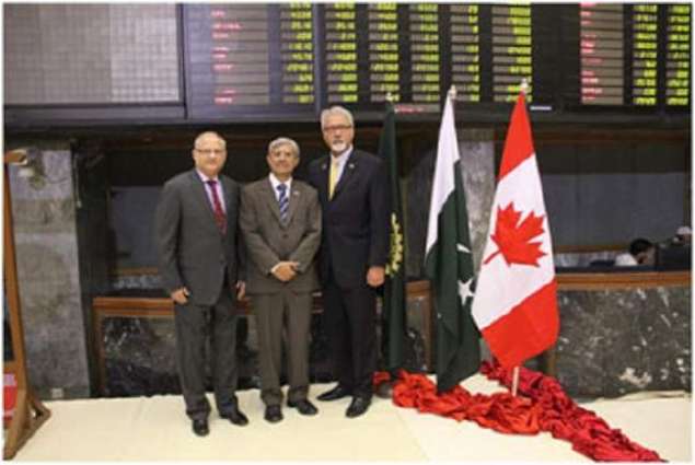 Canada-Pakistan Business Council delegation opens trading day at Pakistan Stock Exchange