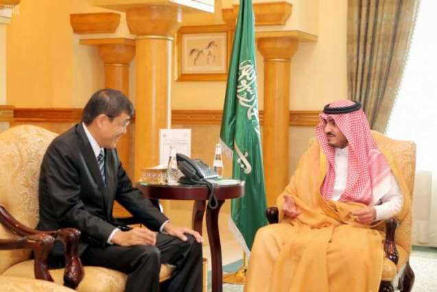 نائب أمير منطقة مكة المكرمة يستقبل قنصل اليابان