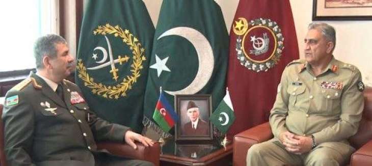 Azerbaijan's defense minister meets COAS, discusses defence cooperation