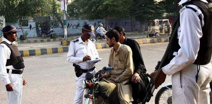 Police seize seven motorcycles with fake number plates in Karachi