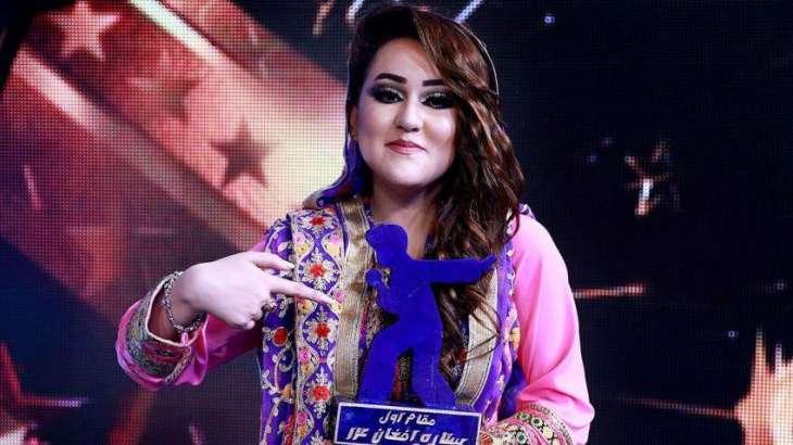 زھرا الھام أول امرأة أفغانیة تحصد لقب ” أفغانستان أیدل “ لأول مرة في تاریخ أفغانستان