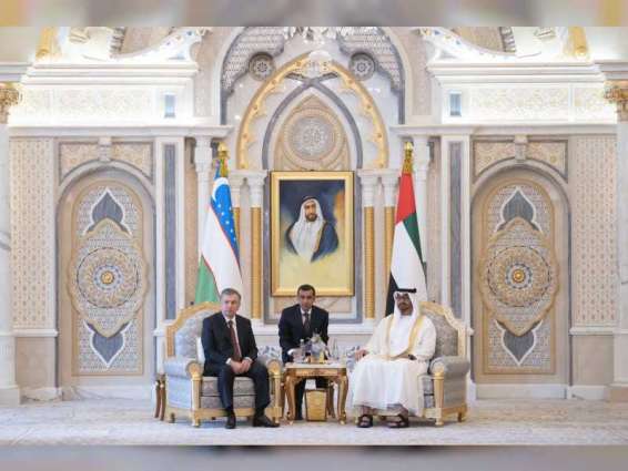Mohamed bin Zayed, President of Uzbekistan witness exchange of agreements, MoUs