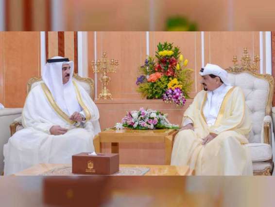 حاكم عجمان يستقبل السفير البحريني