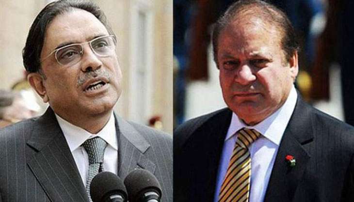 Asif Zardari felicitates Nawaz on his bail