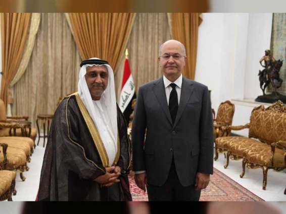 الرئيس العراقي يثمن مواقف الإمارات المشرفة تجاه بلاده