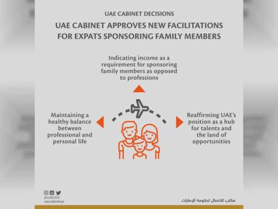 UAE Cabinet approves new provisions for sponsoring expat family members
