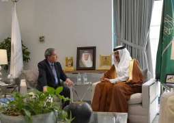 الأمير سلطان بن سلمان يستقبل سفير سنغافورة لدى المملكة