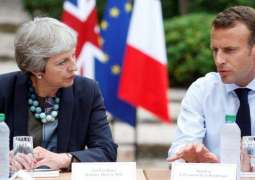 Macron to Meet UK's May in Paris on Tuesday - Reports