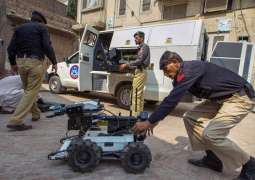 14 pounds heavy Indian made anti-tank mine recovered from construction material
