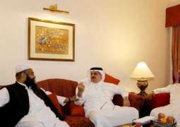 وكيل وزارة الشؤون الإسلامية يلتقي رئيس مجلس علماء باكستان