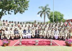 AJK President showers praises on armed forces for effectively defending country