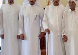 أحمد خليفة السويدي ومحمد بن حميد القاسمي يعزيان فى وفاة ناصر لوتاه