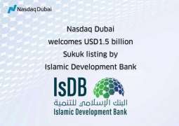 Nasdaq Dubai welcomes listing of US$1.5 billion Sukuk by IDB