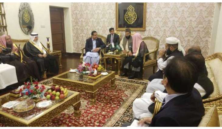 رئيس وزراء حكومة إقليم البنجاب الباكستاني يستقبل إمام المسجد الحرام