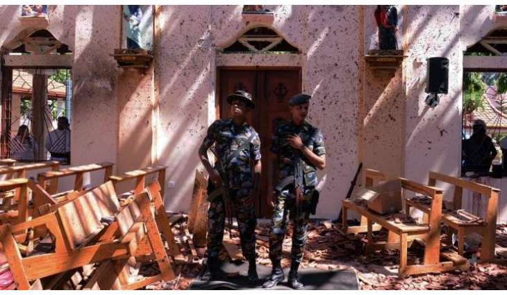 People Bring Flowers to Sri Lanka Embassy in Washington After Easter Sunday Terror Attacks