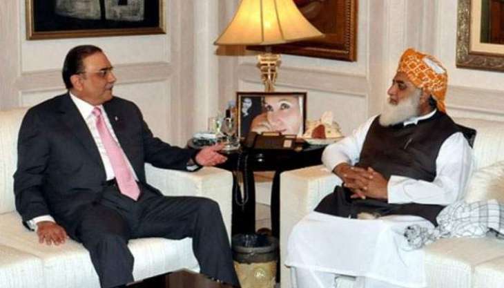 Fazlur Rahman meets Zardari, discusses political situation