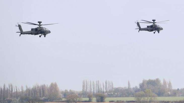 UK Sends Apache Attack Helicopters to Estonia to Train With NATO Forces - Government