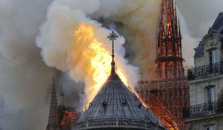 France's Iconic Notre Dame Cathedral Partially Destroyed by Fire Amid Renovation Work