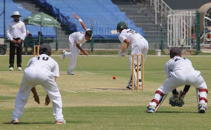 Ahmad Khan and Umer Eman hit half-centuries on the opening day of U16 two-day match