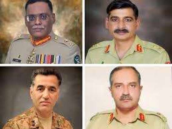 Transfers and appointments of five lieutenant generals announced