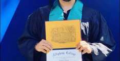 Proud moment for Wasim Akram as his son graduates
