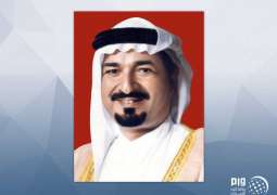 حاكم عجمان يستقبل ولي عهد الفجيرة وولي عهد أم القيوين والسفير السعودي 