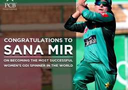 Sana Mir – from a street cricketer to the most successful women’s ODI spinner