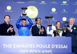 خيول الإمارات تحصد لقب سباقي "جنيز الفرنسي"