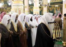 الشيخ السديس يؤم المصلين بالمسجد النبوي ويلقي كلمة توجيهية