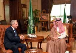 الأمير مشعل بن ماجد يستقبل سفير جمهورية أذربيجان لدى المملكة