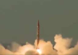 Pakistan conducts successful training launch of ballistic missile Shaheen-II