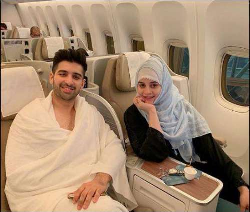 Aiman, Muneeb depart for Saudi Arabia to perform Umrah together