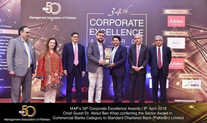 Standard Chartered Pakistan receives “Best Commercial Bank 2019” Award by Management Association of Pakistan