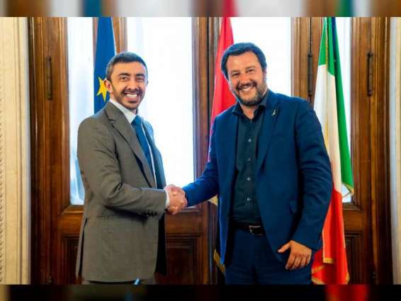 محمد بن زايد يبعث رسالة خطية إلى نائب رئيس وزراء إيطاليا