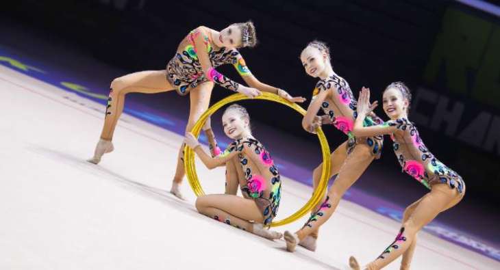 Russian Rhythmic Gymnastics Team Wins Team Competition at 2019 European Championships