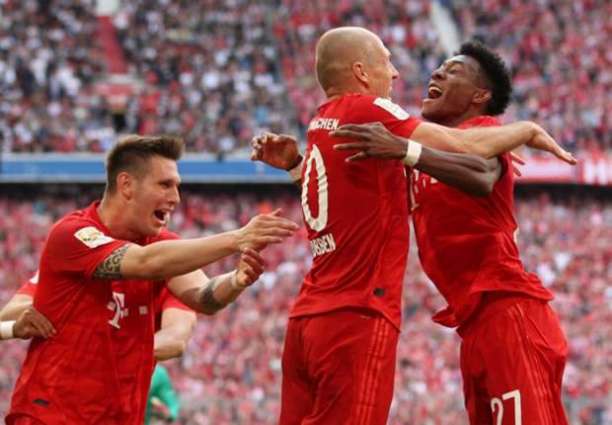 FC Bayern Beats Eintracht 5:1, Wins German Bundesliga for 7th Time in a Row