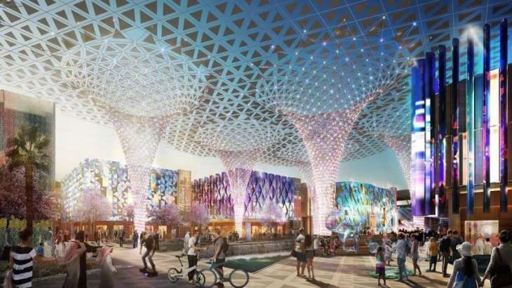 Construction of Expo 2020 Dubai’s petal-shaped Thematic Districts completed