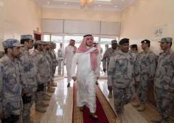 أمير الجوف ينقل تهنئة القيادة لضباط وأفراد حرس الحدود بعيد الفطر