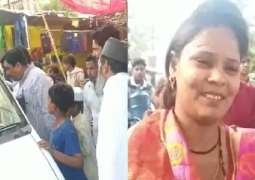 Hindu woman saves Muslim family from mob attack