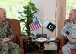 Commander Us Navcent Meets Chief Of The Naval Staff At Naval Headquarters Islamabad, Discusses Matters Of Mutual Interest